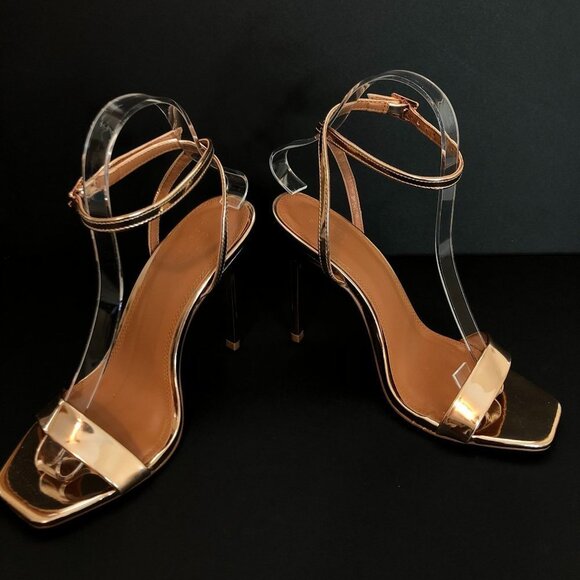 ASOS Metallic Gold Heels - Picture 5 of 11